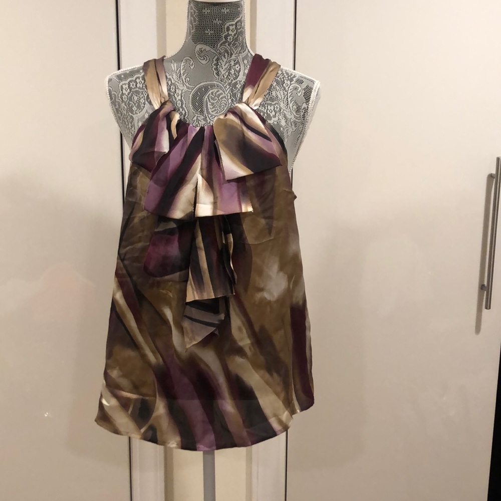 Polyester multi color blouse